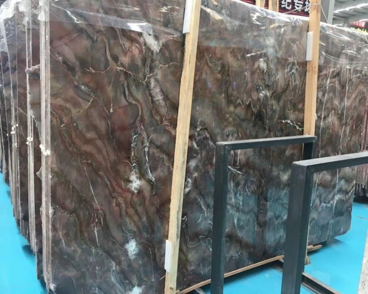 China Louis Red Marble Slab