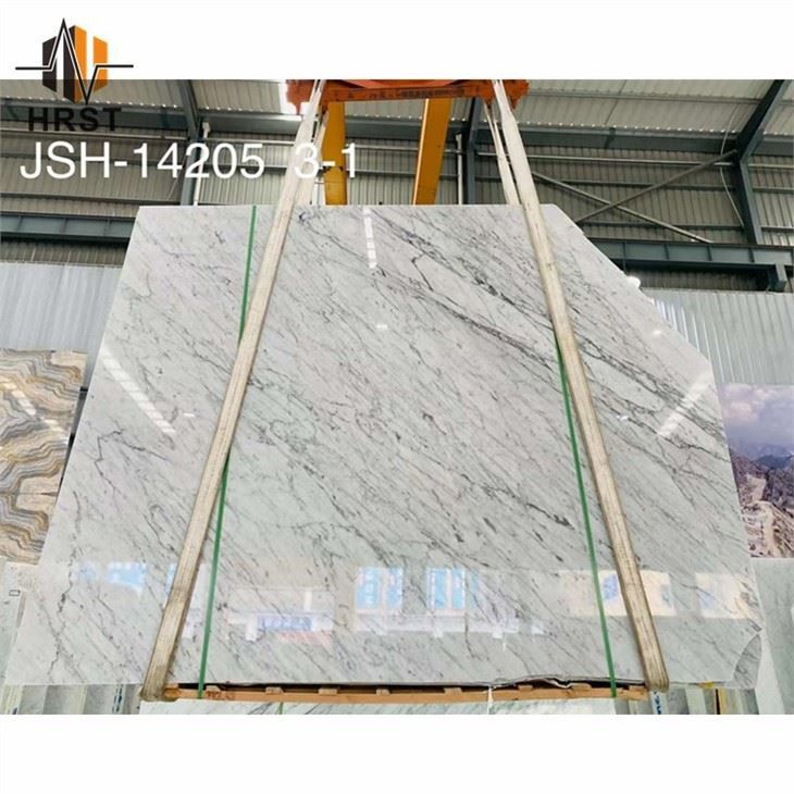 Italy White Marble Carrara White Slabs (14)