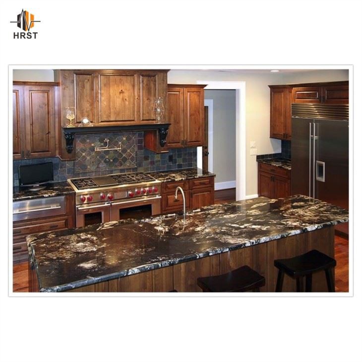 Titanium Black Granite Countertops